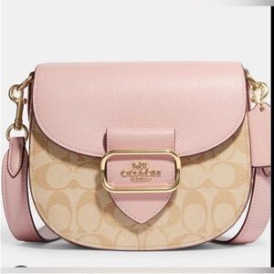 Coach Morgan Saddle Bag In
Colorblock Signature Canvas #CF410